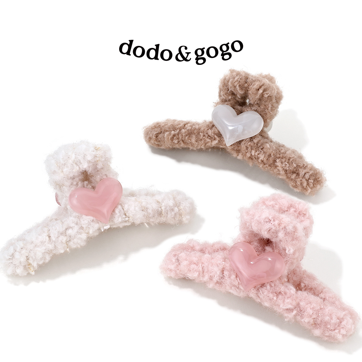 DODOGOGO爱心毛绒发抓