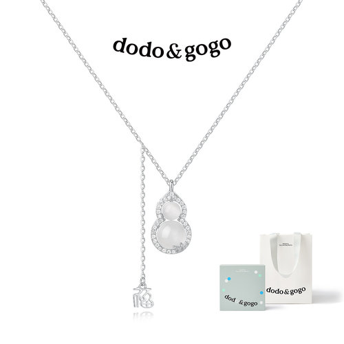 dodogogo纯银葫芦项链女吊坠秋冬