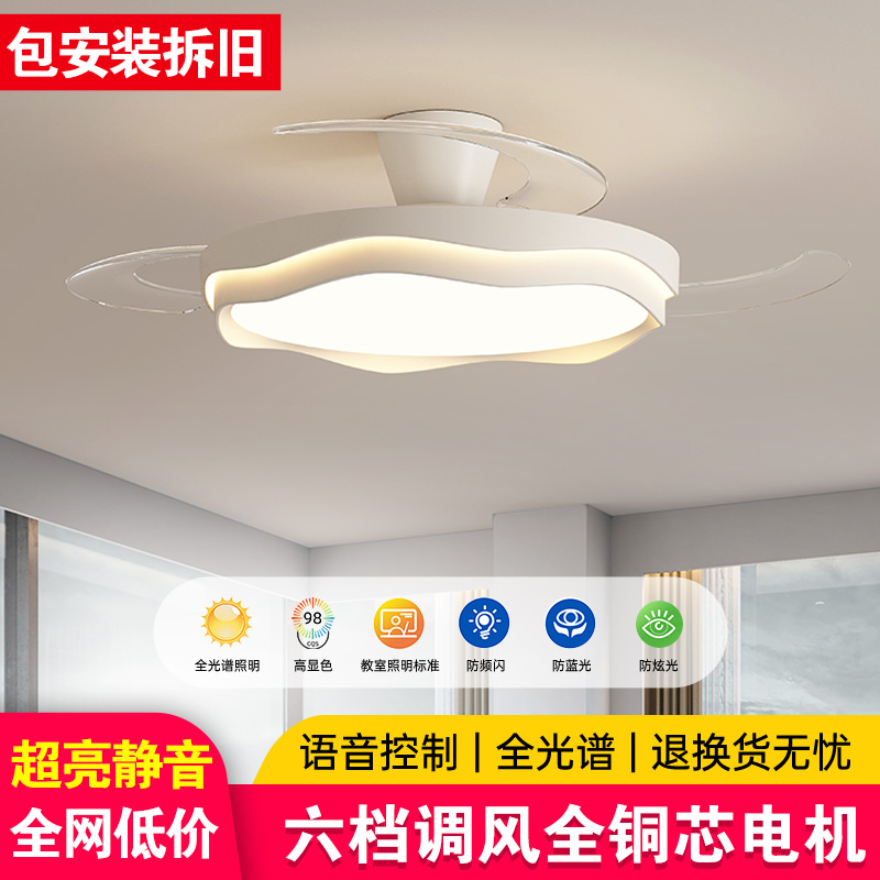 灯源地2025年新款大风力风扇灯