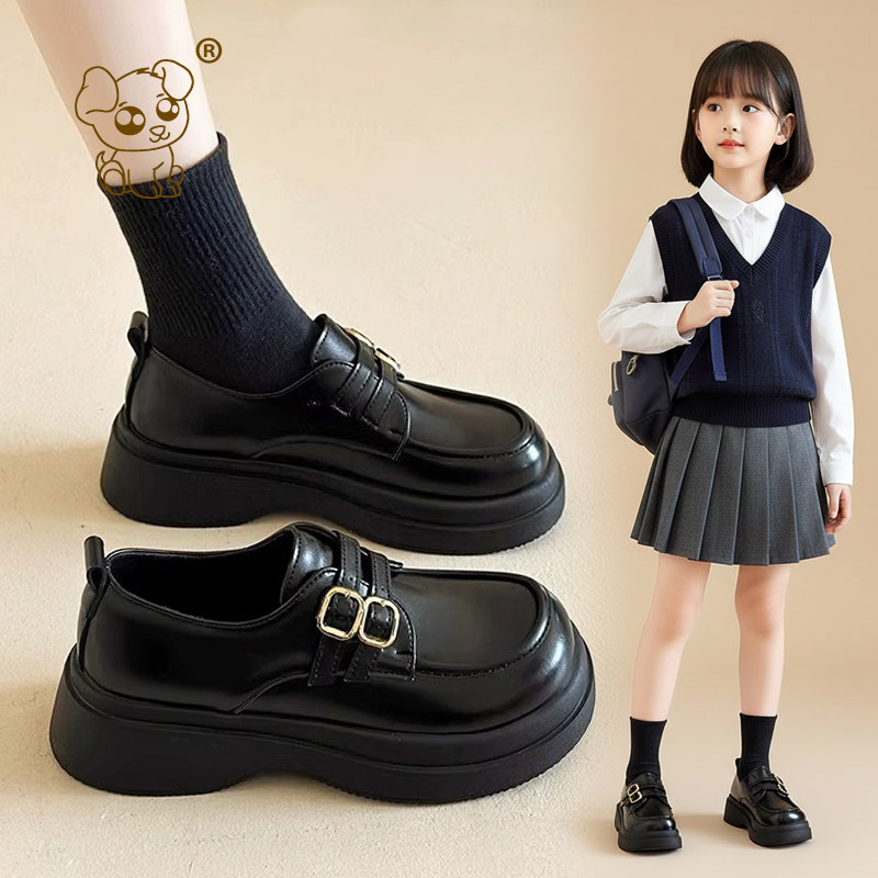 女童皮鞋2026新款春秋黑色大童单鞋软底小女孩洋气春鞋儿童公主鞋,童鞋/婴儿鞋/亲子鞋,皮鞋,淘宝优惠券,粉丝福利购,淘宝优惠卷