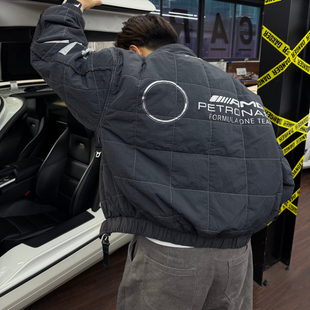棉服外套夹克男女款 赛车服立领保暖短款 三方联名F1方程式 25FW新款