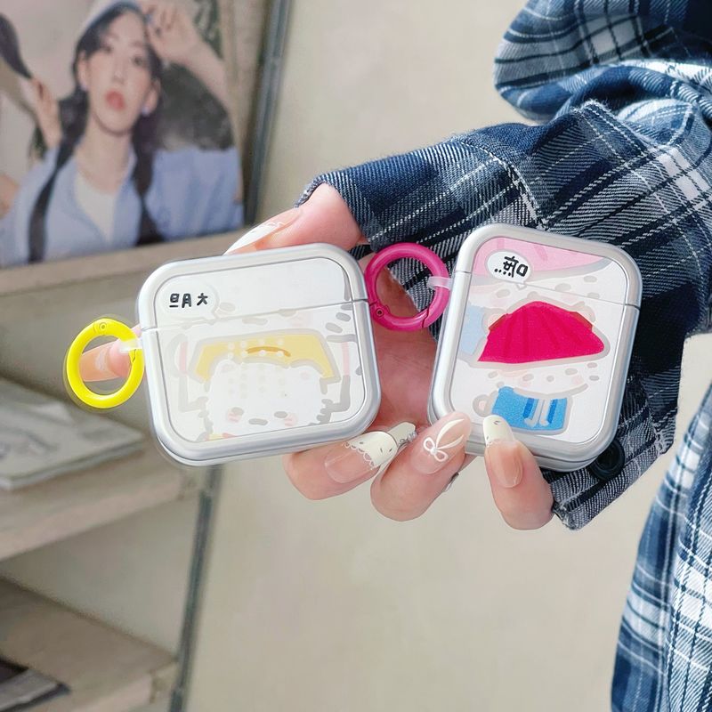 搞怪猫咪大胆！适用苹果新4代airpods蓝牙无耳线机保护套airpods3二代防摔软壳airpodspro2三代新款小