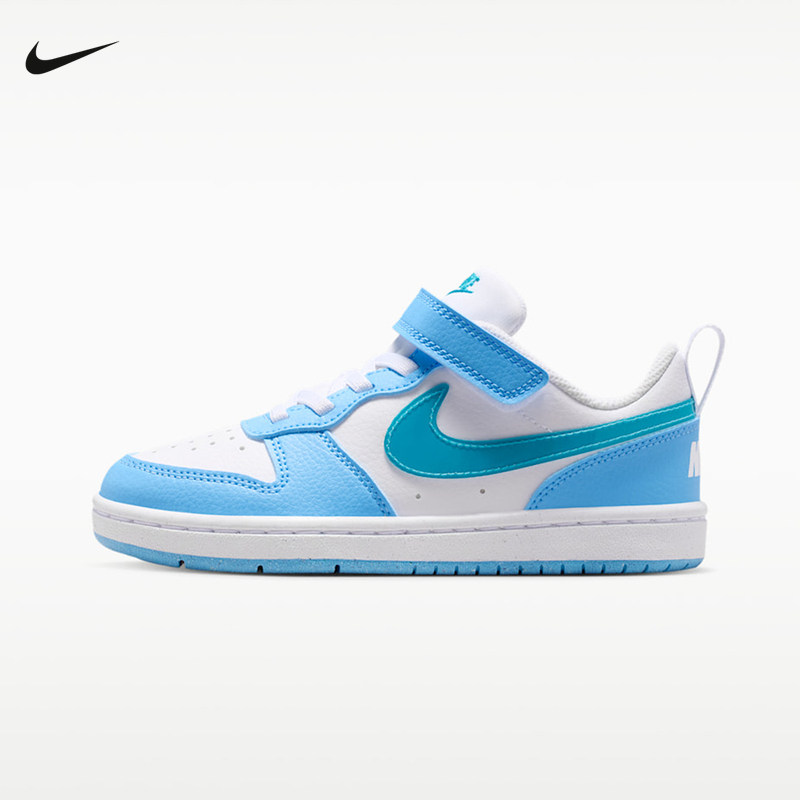 NIKE耐克小童鞋26秋新款COURT魔术贴运动鞋休闲鞋板鞋IV5829-100