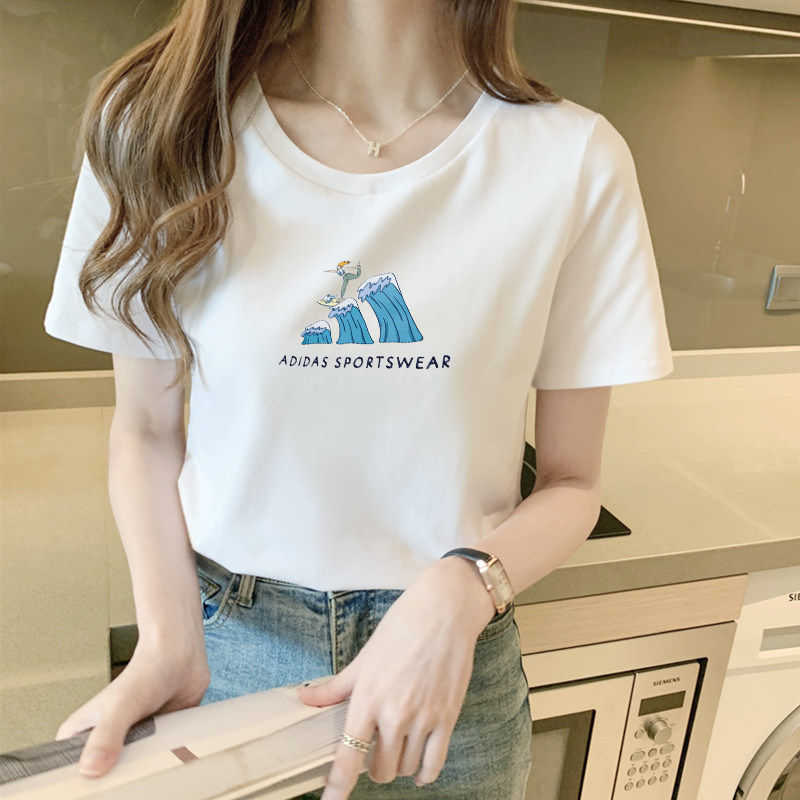 Adidas短袖T恤女夏季新款