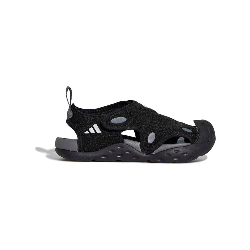 adidas阿迪达斯男女小童沙滩鞋夏包头双耳魔术贴户外凉鞋 KI8906