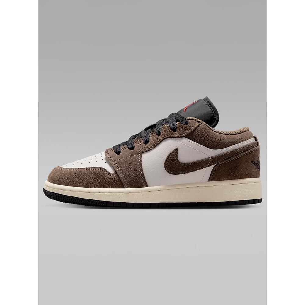 耐克AJ1女鞋Air Jordan 1拼接翻毛皮复古板鞋童篮球鞋553560-200