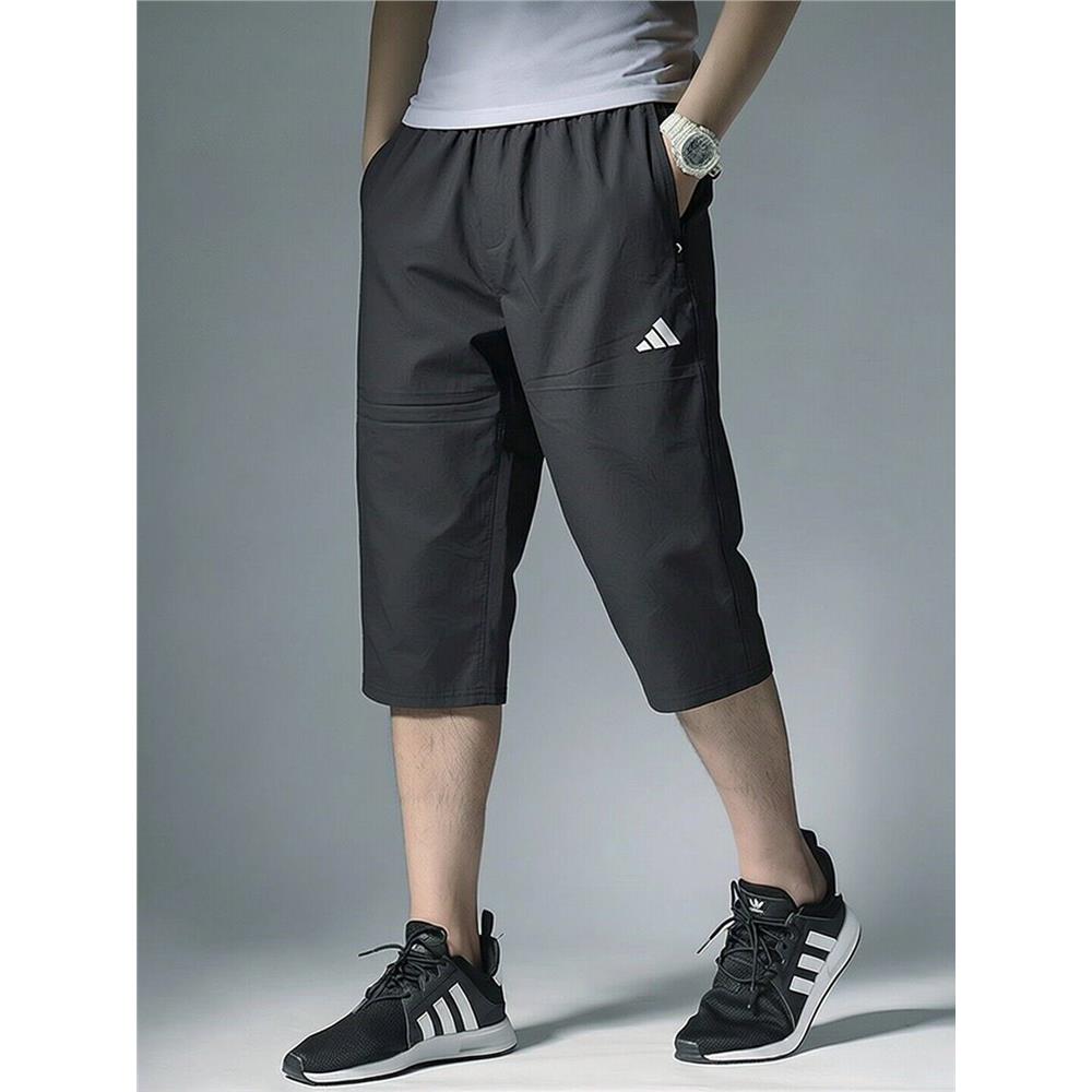 Adidas七分裤男短裤夏季