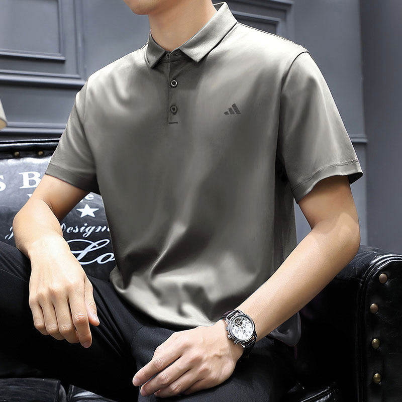 Adidas短袖男夏季新款灰