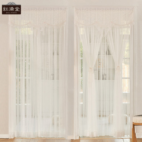 双层纱挡蚊夏季新款卧室装饰门帘