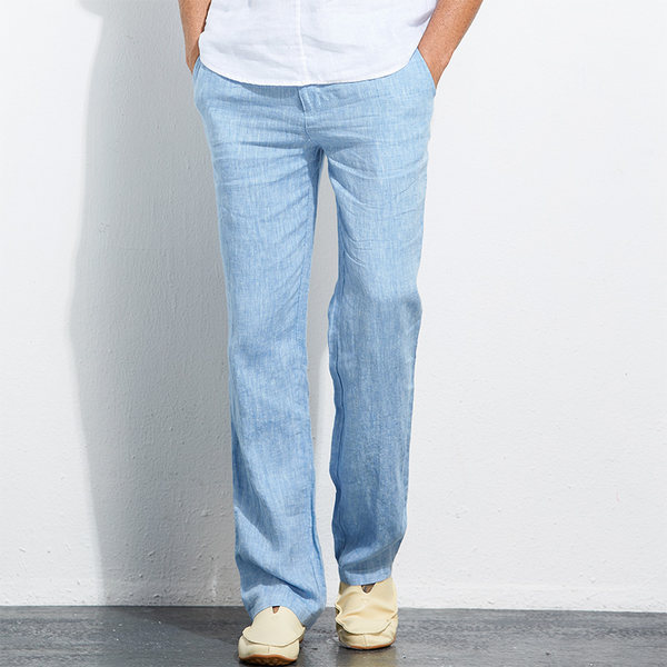 UAISI 优艾丝 100%亚麻 男式休闲长裤 天猫优惠券折后¥138包邮(¥158-20)多色可选 赠纯棉T恤 UAISI 优艾丝 100%亚麻 男式休闲长裤 天猫优惠券折后¥138包邮(¥158-20)多色可选 赠纯棉T恤