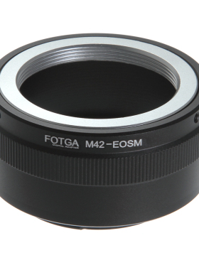 FOTGA M42-EOS M转接环适用于M42镜头转佳能EOS M微单机身接环