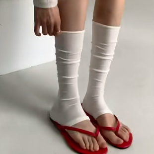 薄款 堆堆袜套女夏季 腿套miu系芭蕾风袜子小腿袜夏天长袜配裙子女