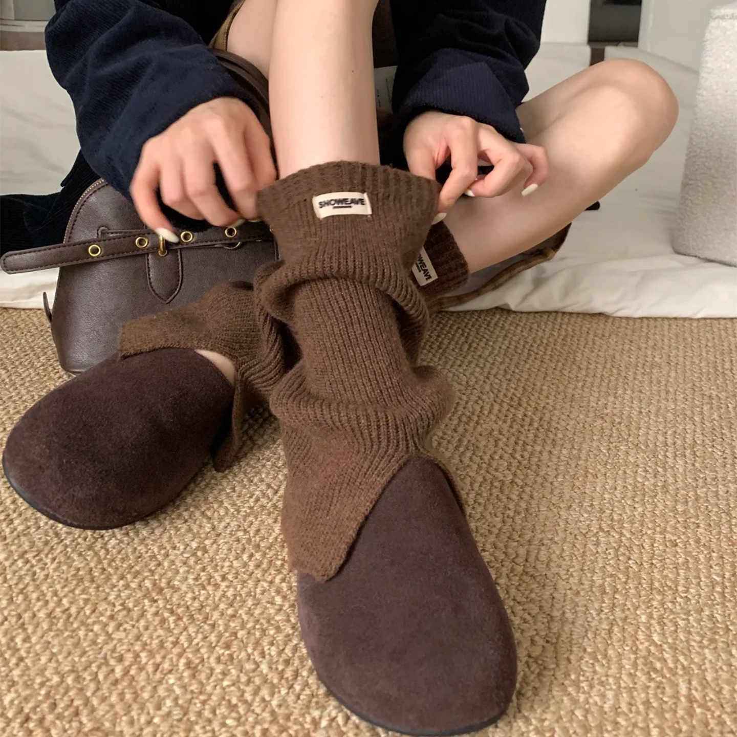 袜套堆堆袜修饰腿型美拉德袜子秋