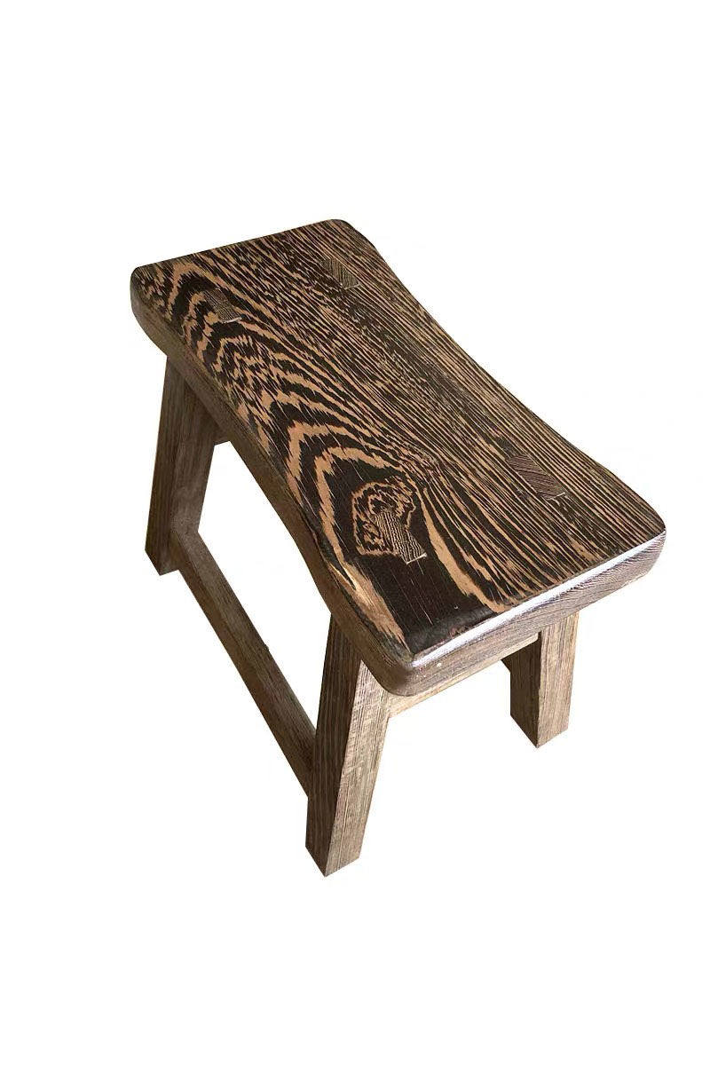 鸡翅木小板凳家用茶几加厚原木凳子长方形实木懒人卧室红木矮凳u.