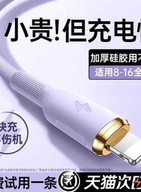 【次日达】铂信适用苹果14Promax充电器线iPhone13数据线PD45W快充17车载16/15手机12iPad2米typec转lighting