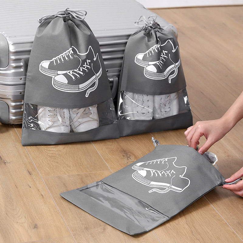 旅行装鞋子的收纳袋鞋包防尘袋装鞋袋子防水家用防潮球鞋罩便携式|ruв категории получать отделка, пылезащитный приборов семьи, чистка покрытия/сапоги покрытия/обувь мешок - от Buy2taobao.com для оказания профессиональной услуги покупки агента Taobao