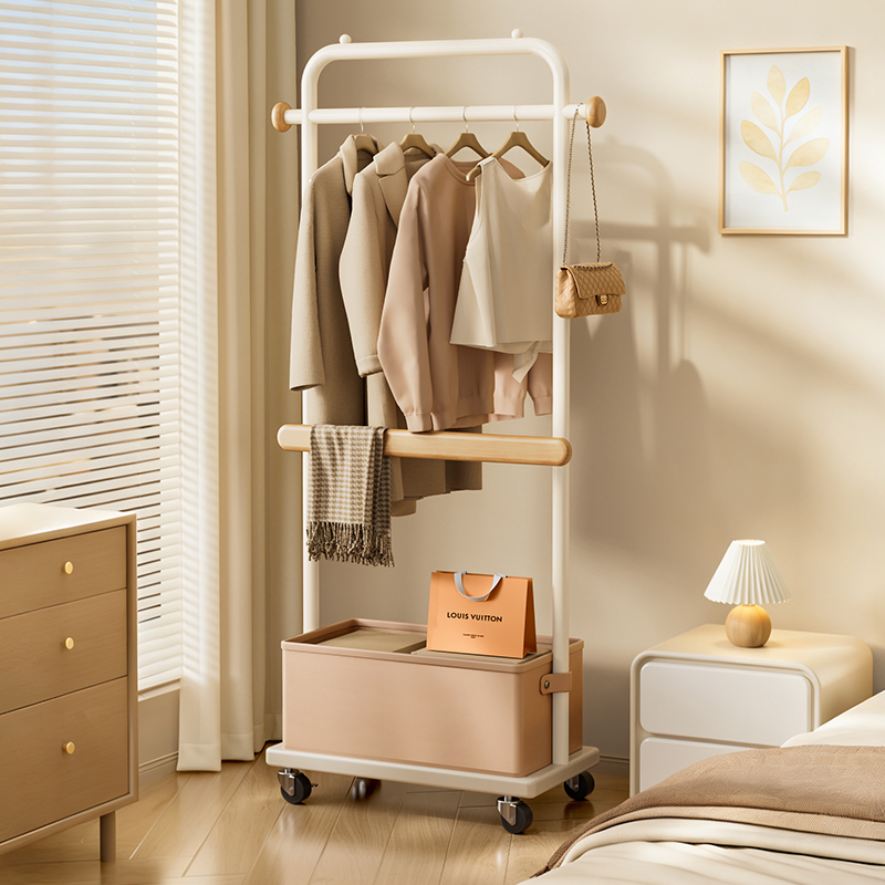 【卧室落地】2025新款移动衣帽架