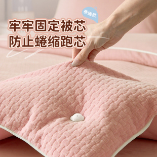 被子固定器新款 双面绒无针安全隐形无痕防跑被神器床单棉被夹扣