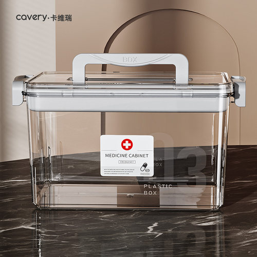 日本医药箱家庭装多层大容量