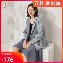 【U．T．】2020新款大码廓形韩版英伦风休闲西服