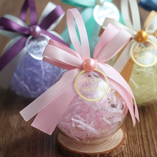 花半里 Звездное небо, круглая коробка с бантиком, подарок на день рождения