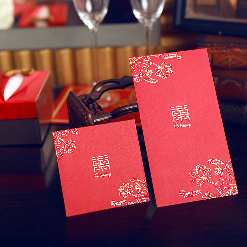 花半裏 結婚婚禮百元 千元創意紅包 個性燙金硬婚慶紙利是封在類目 節慶用品/禮品, 紅包/利是封中 - 來自Buy2taobao.com提供專業的淘寶代購服務