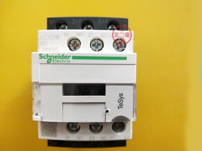 议价【全新正品】施耐德直流接触器LC1D18BDC线圈电压DC24V议价