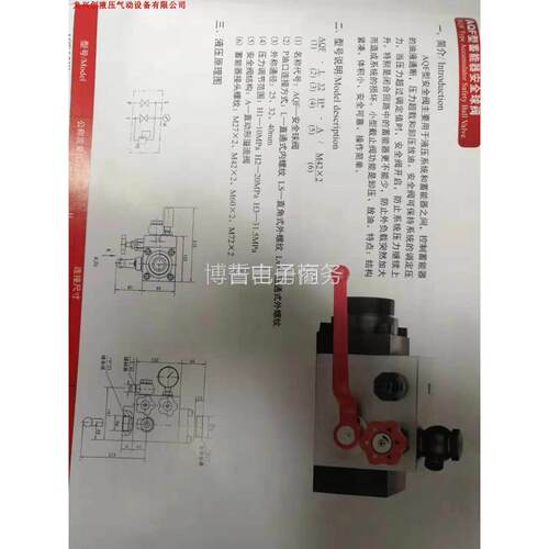非实价议价议价议价AQF安全阀 AQF-L40-H1-A/M27*2 溢流阀 蓄能器