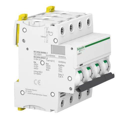 非实价议价议价议价施耐德A9F74420断路器iC60N 4P C25A C20A原装