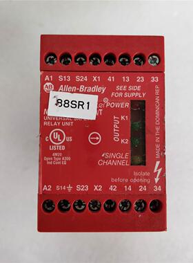 非实价议价议价议价AB安全继电器440R-C23017 B 24V/AC/DC拆机现