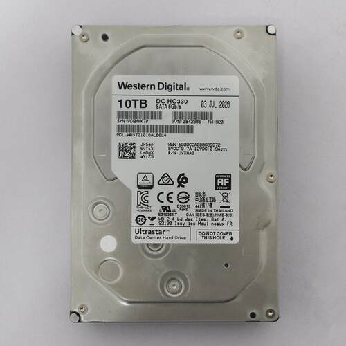 议价WD西数10T SATA WUS721010ALE6L4 企业级NAS服务器硬盘DC HC3