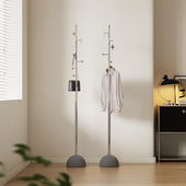wotime轻奢不锈钢落地挂衣架卧室家用玄关门口衣帽架室内客厅衣架