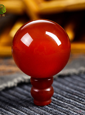 忠实天然红玛瑙三通佛头配件散珠佛塔佛珠手串DIY星月菩提子配饰