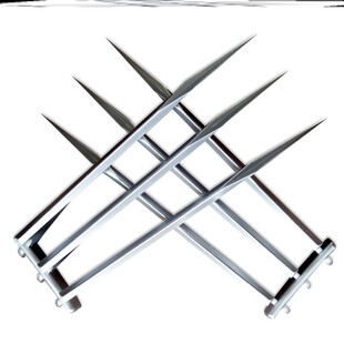 金刚狼爪儿童玩具金属色X战警金刚狼武器爪子cos道具钢爪工程塑料