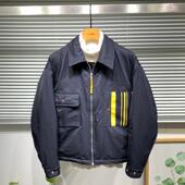 保暖羽绒服男士 休闲冬装 拼接撞色2025新款 冬季 加厚衬衫 式 外套男款