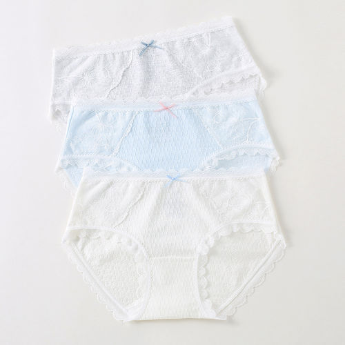 HONEYGIRL简易纯棉中腰包臀内裤