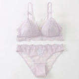 6ixty8ight 68 столешница Новая сладкая светлая пурпурная кружевная бабочка Ультра -тщательная купольная стальная бюстгальтеры без кольца BR14056