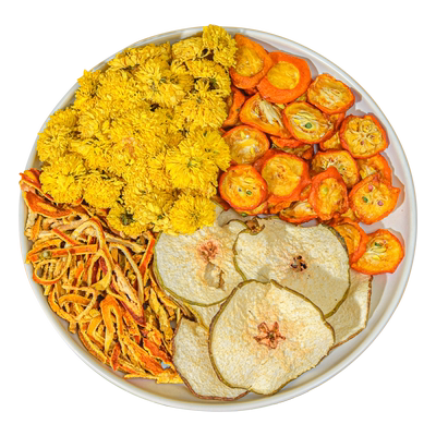 嗓子舒服秋冬护嗓润肺陈皮金桔茶