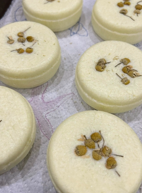 洋甘菊苦橙叶氨基酸洗发饼滋养柔顺无硅油无皂垢纯手工洗发皂