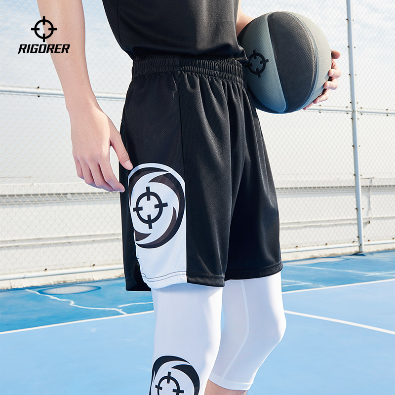准者四分裤男宽松跑步训练