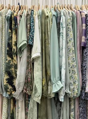 301-399蓝色系2025年春夏连衣裙女新款夏天超显瘦的小裙子33玉