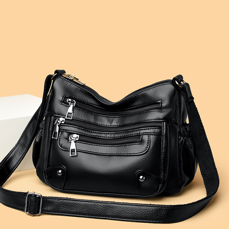 女士包包2025新款潮百搭时尚女包大容量单肩斜挎包软皮背包妈妈包,箱包皮具/热销女包/男包,小方包,淘宝优惠券,粉丝福利购,淘宝优惠卷