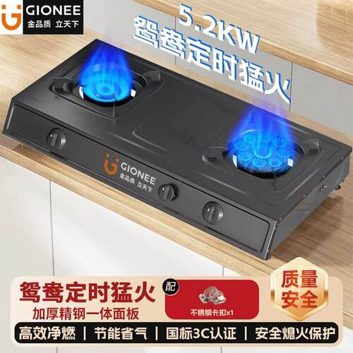 JLSS21双灶燃气灶家用嵌入式