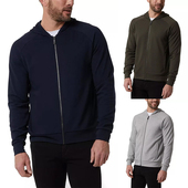 卫衣薄款 美单外贸春秋男士 户外运动休闲百搭连帽开衫 夹克外套