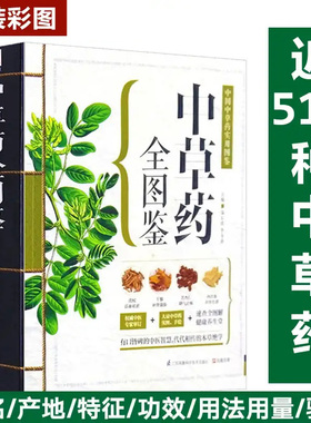 中草药全图鉴正版千金方 汤头歌决 彩色图解版中药材识别入门中国中医医学自学书籍中草药大全常用中药养生功效药方健康类方剂KBCT