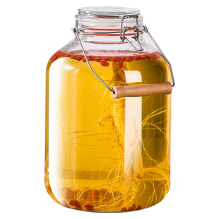 泡酒玻璃瓶密封高档酒坛子20斤装酒容器人参药酒罐专用瓶白酒空瓶