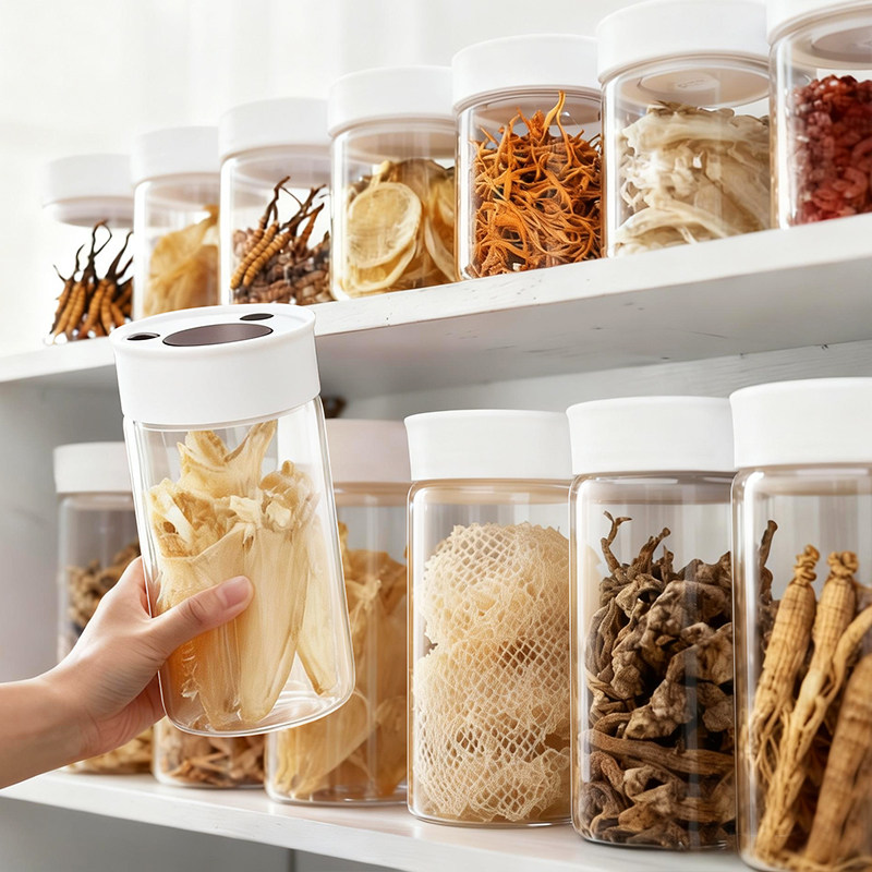 日式抽真空玻璃密封罐厨房食品级防潮瓶子干货茶叶罐咖啡粉豆罐子,厨房/烹饪用具,密封罐,淘宝优惠券,粉丝福利购,淘宝优惠卷
