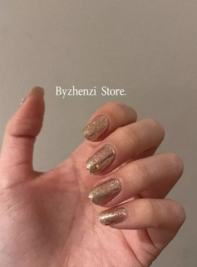 BYZHENZI STORE【万花筒】亮片高密高级显白穿戴甲油膜美甲贴