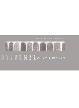 BYZHENZI STORE 【皇后的魔镜】波光粼粼浮力银色贴脚好好看甲油