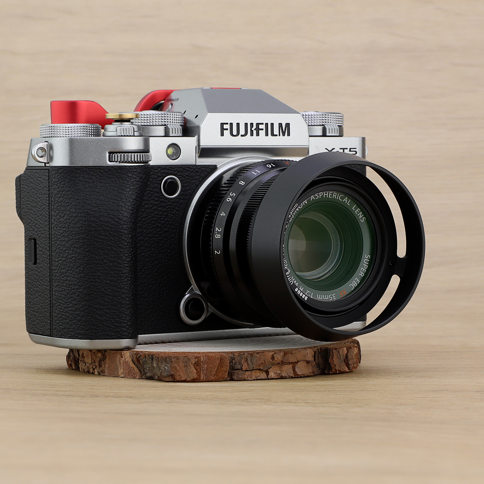 号歌 富士XF 35 F2 遮光罩 XF 23mm f/2 R WR龙镜头XT20 XT2配件